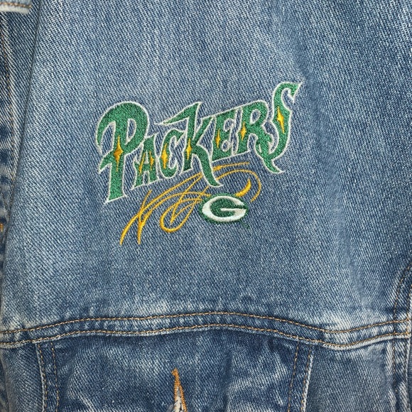 Green Bay Packers Vintage jean jacket. Authentic! - Picture 2 of 5
